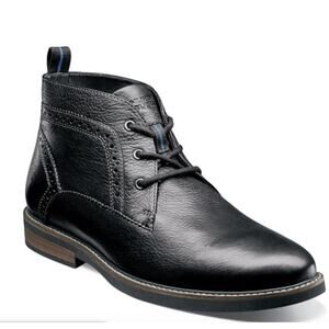 Nunn Bush Ozark Plain Toe Chukka Ankle Boots Color Black 84777 SIZE 11M